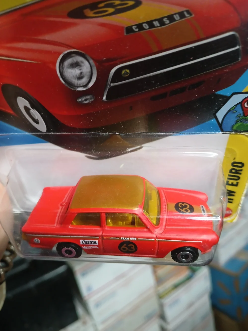 red Hot Wheels Lotus Cortina is part of the 2026 HW Euro series (3/10, collector